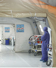 تامین هزینه راه اندازی اورژانس صحرایی