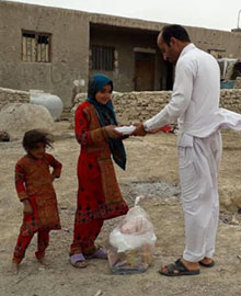 تامین سبد آذوقه خانواده های نیازمند مناطق محروم  (مرحله دوم)