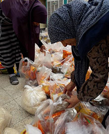 تامین سبد آذوقه خانواده های نیازمند مناطق محروم  (مرحله سوم)